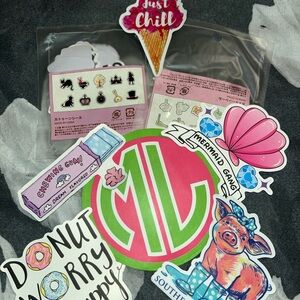 Girlie Colorful Kids Sticker Pack